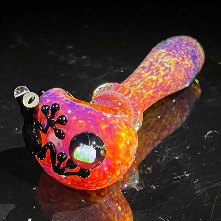 Fancy Opal Frog Spoon Glass Pipe Beezy Glass   