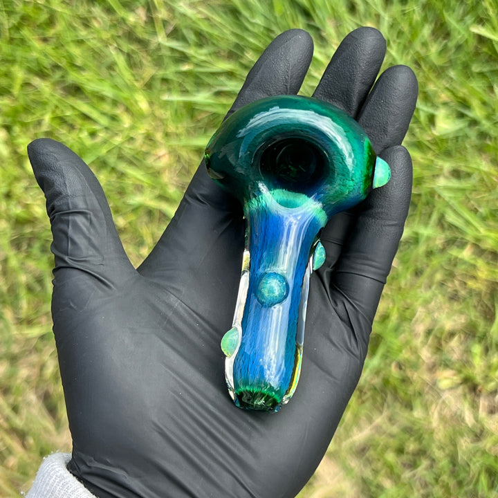 Thick Exp Green Pipe Glass Pipe Chuck Glass   