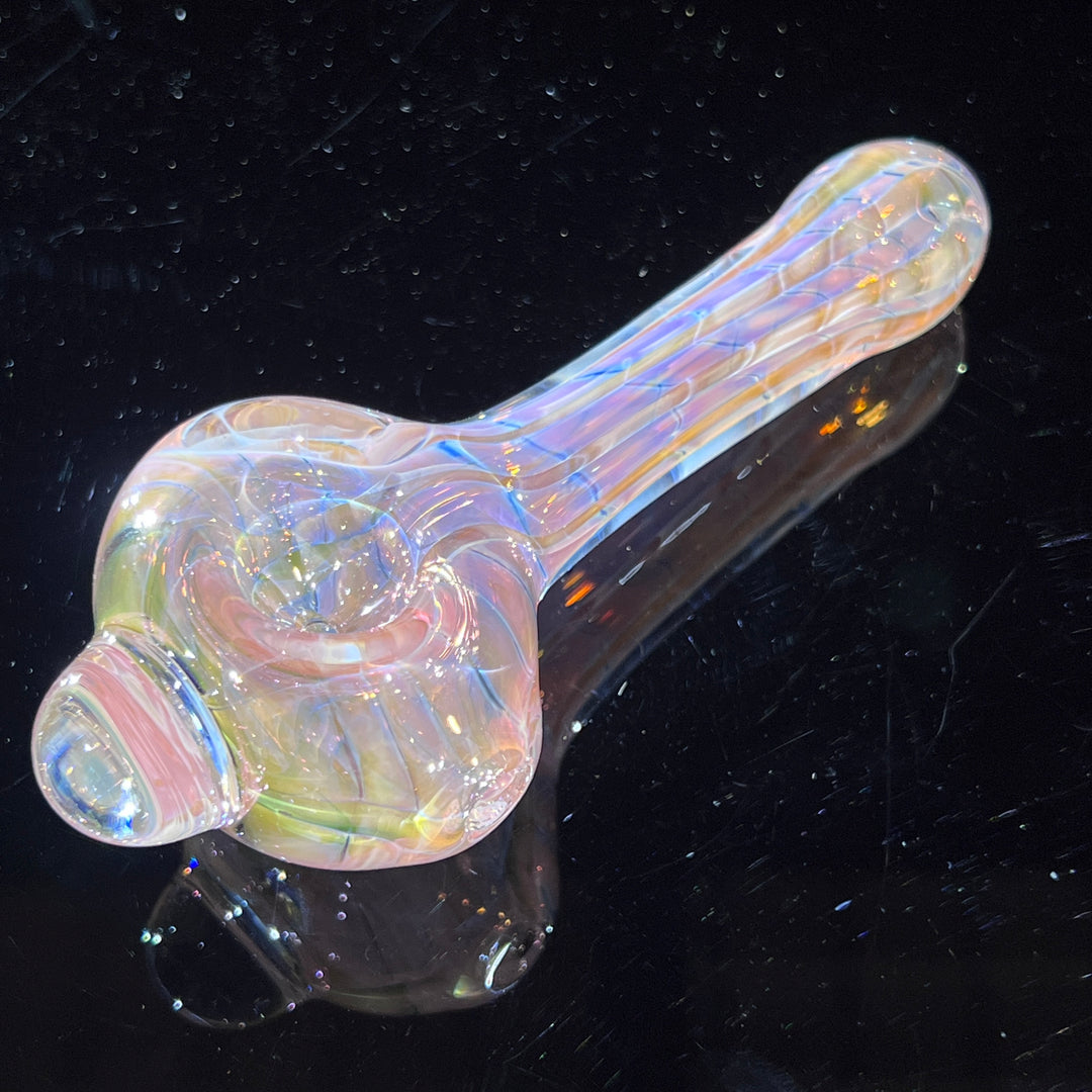 Coil I.O. Fumed Spoon Glass Pipe Schutz Glass   