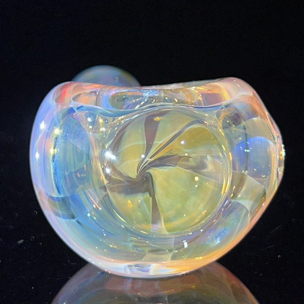 Coil I.O. Fumed Spoon Glass Pipe Schutz Glass   