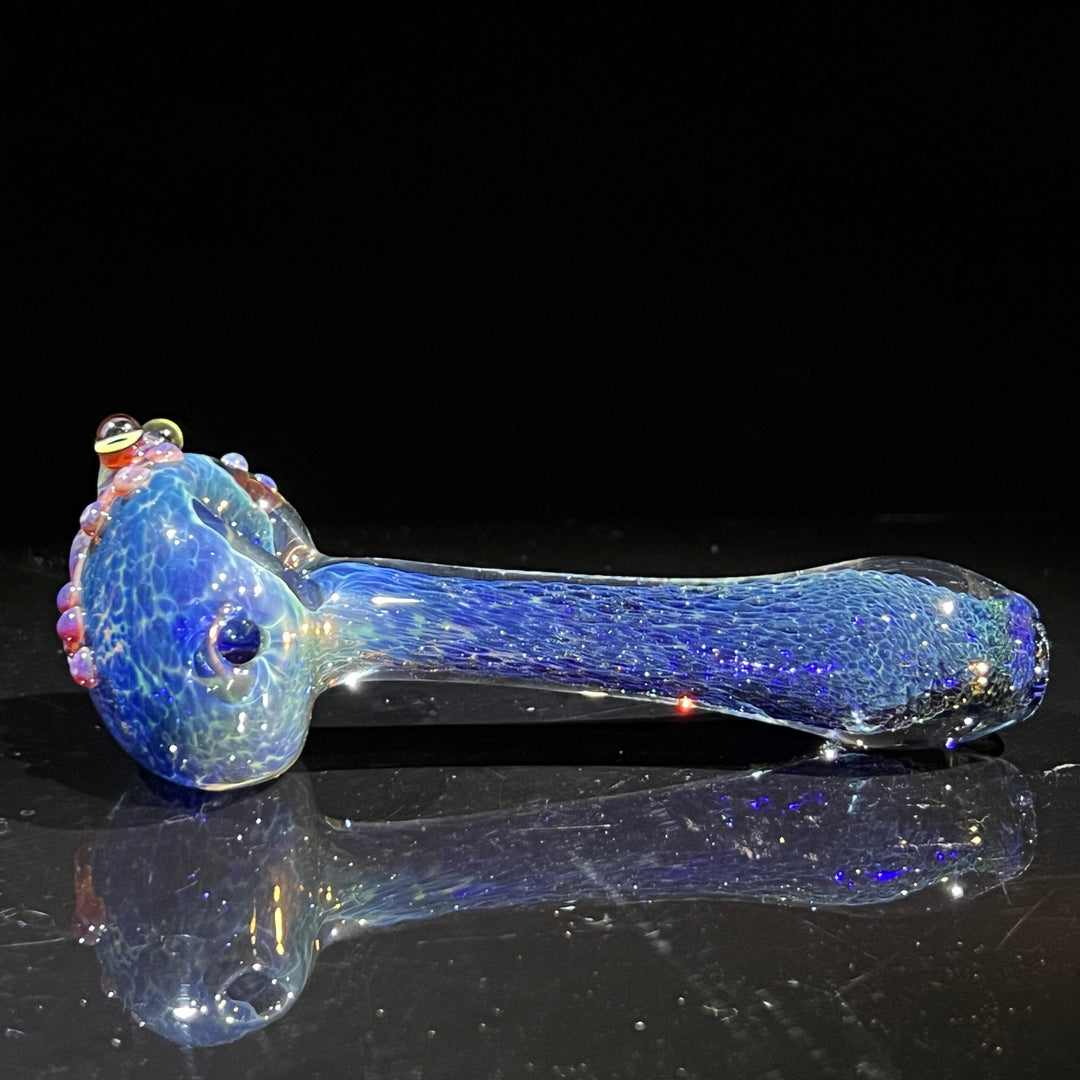 Blue Sea Sparkle Frog Spoon Glass Pipe Beezy Glass   