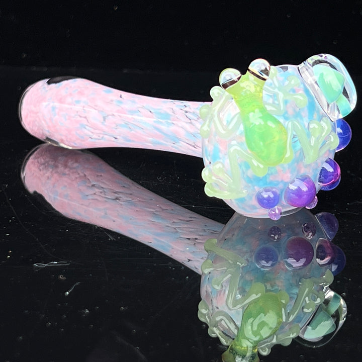 Fancy Frog Spoon Glass Pipe Beezy Glass   