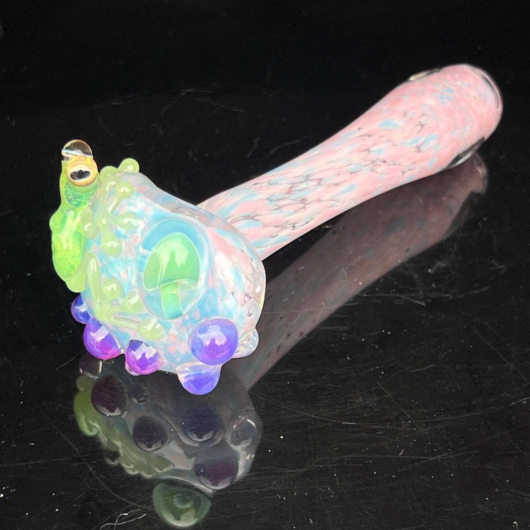 Fancy Frog Spoon Glass Pipe Beezy Glass   