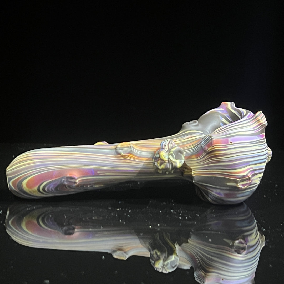 Woodgrain Branch Spoon Glass Pipe Wazoo Glass