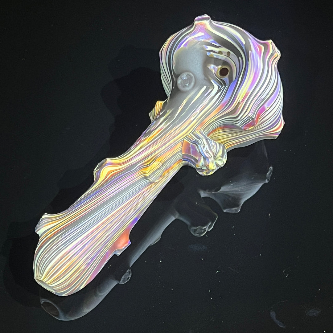 Woodgrain Branch Spoon Glass Pipe Wazoo Glass