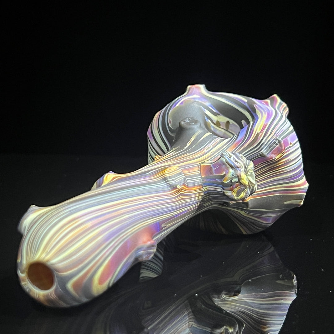 Woodgrain Branch Spoon Glass Pipe Wazoo Glass