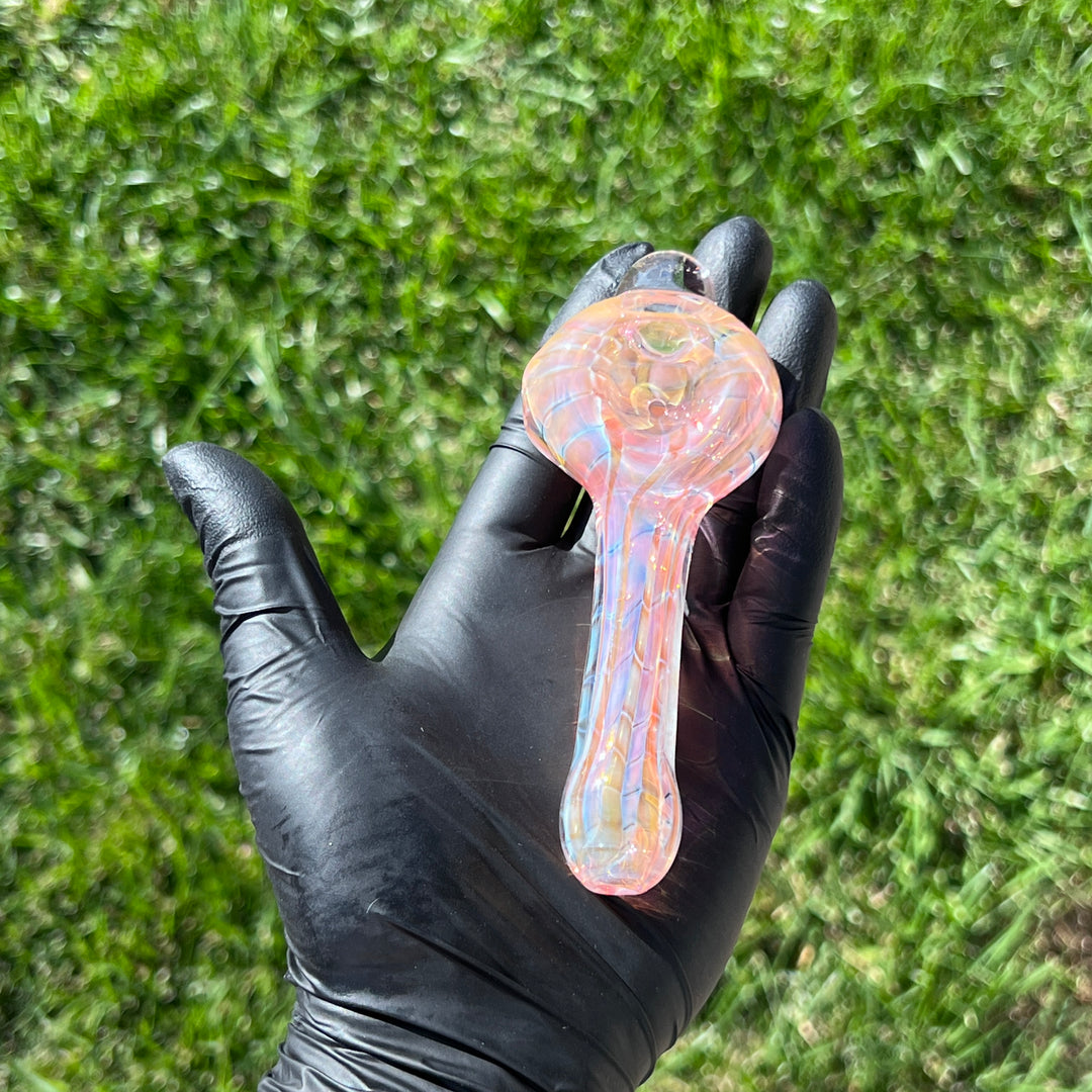 Coil I.O. Fumed Spoon Glass Pipe Schutz Glass   