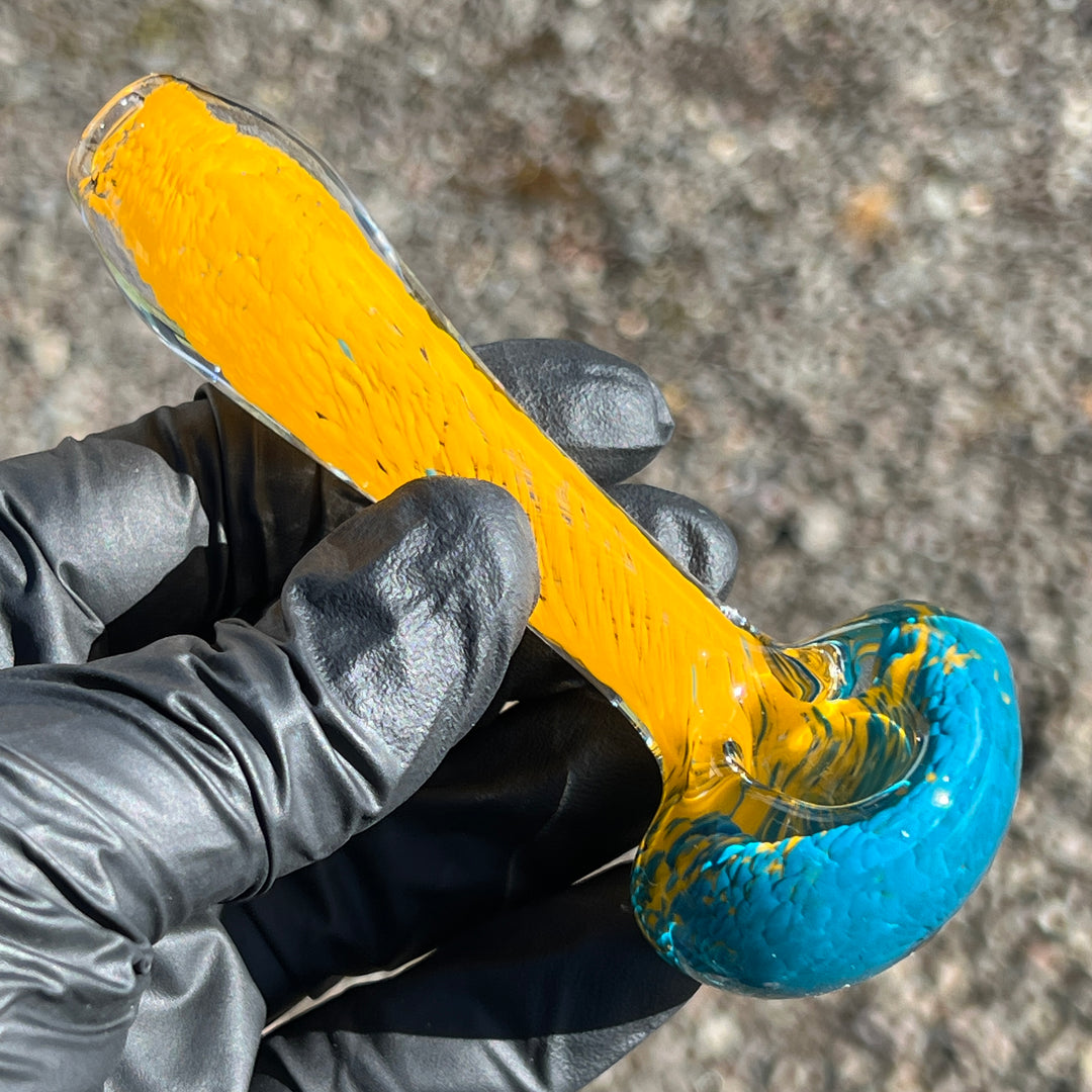 Atomic Tangerine Pocket Pipe Glass Pipe Beezy Glass