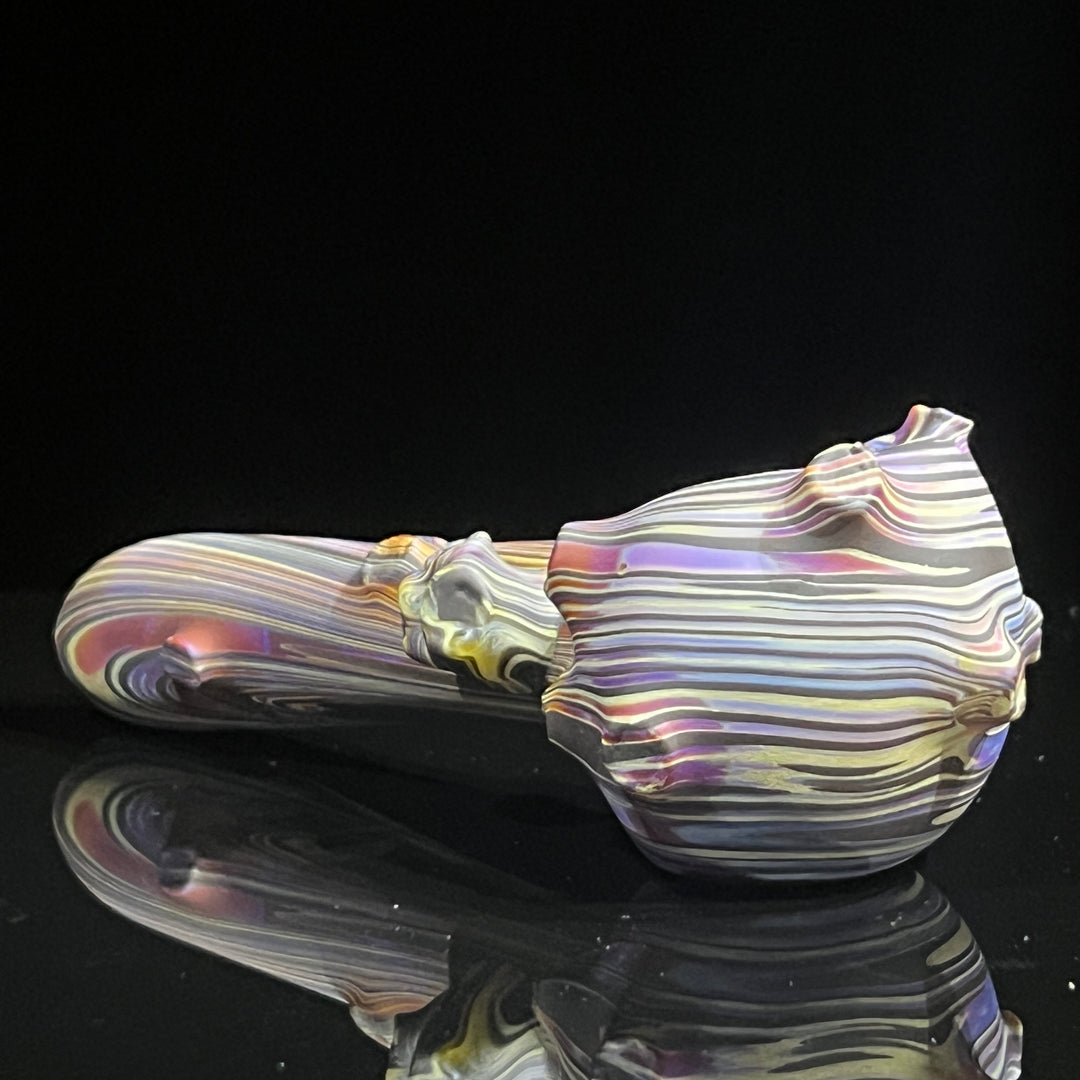 Woodgrain Branch Spoon Glass Pipe Wazoo Glass