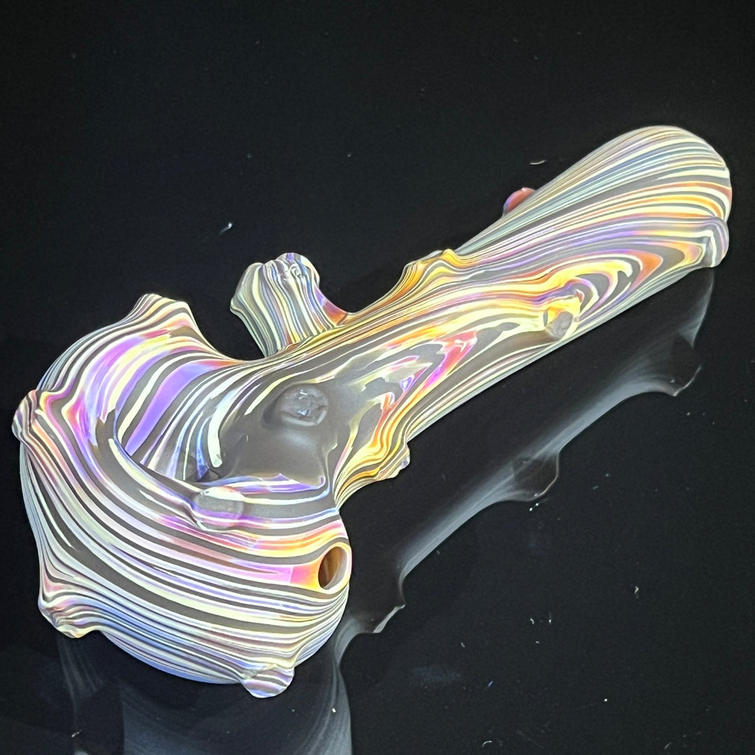 Woodgrain Branch Spoon Glass Pipe Wazoo Glass