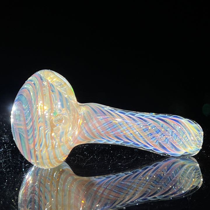 Thick Fume Pipe Green Slyme Marble Glass Pipe Chuck Glass   