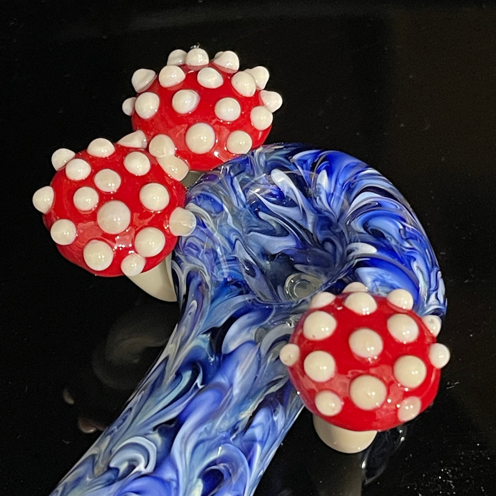 Mushroom Glass Pipe Glass Pipe GXG Studio   