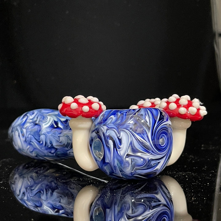 Mushroom Glass Pipe Glass Pipe GXG Studio   