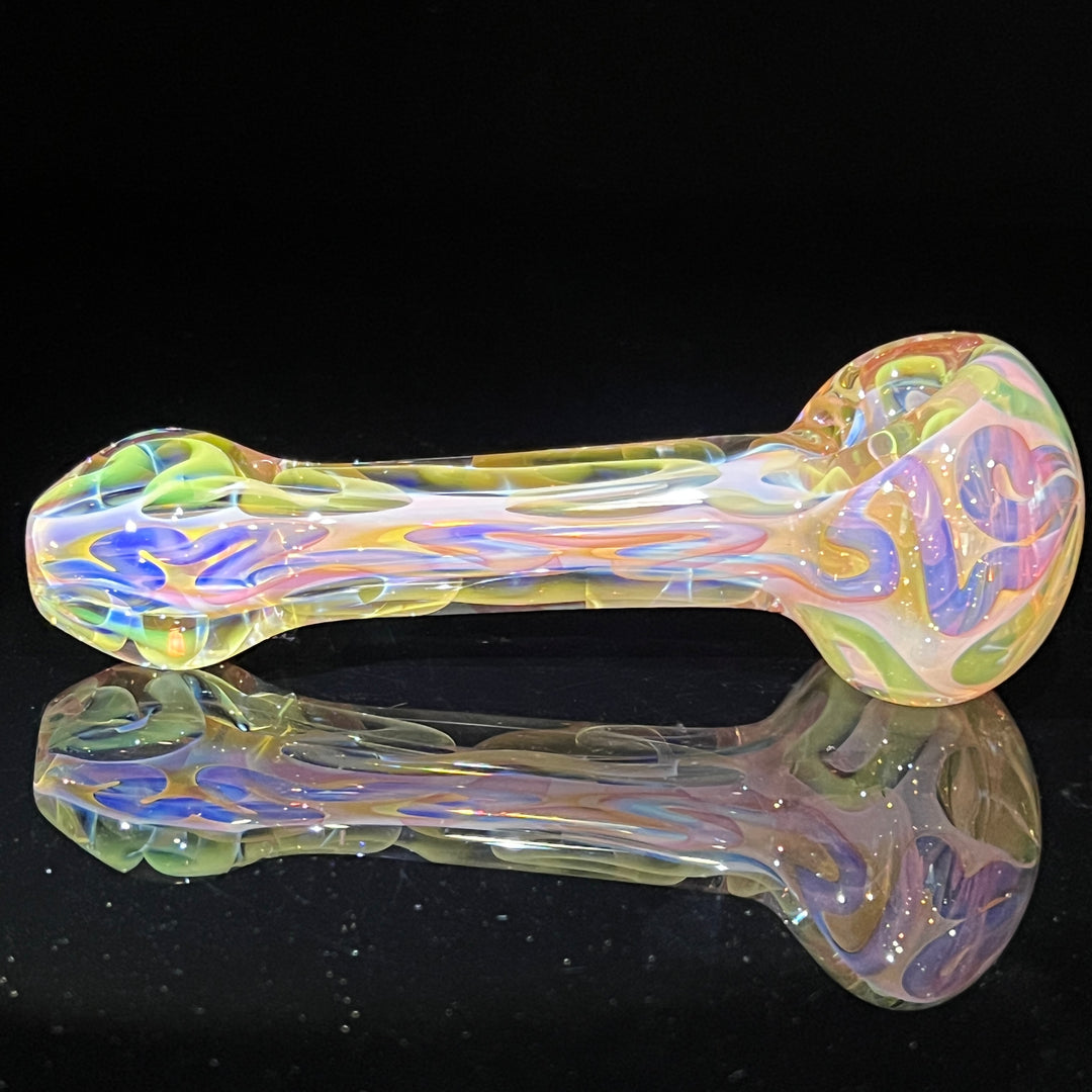 Large Ghost Flame Glass Pipe 2 Glass Pipe Tiny Mike   