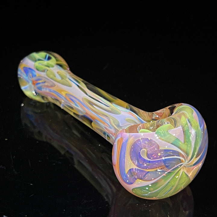 Large Ghost Flame Glass Pipe 2 Glass Pipe Tiny Mike   