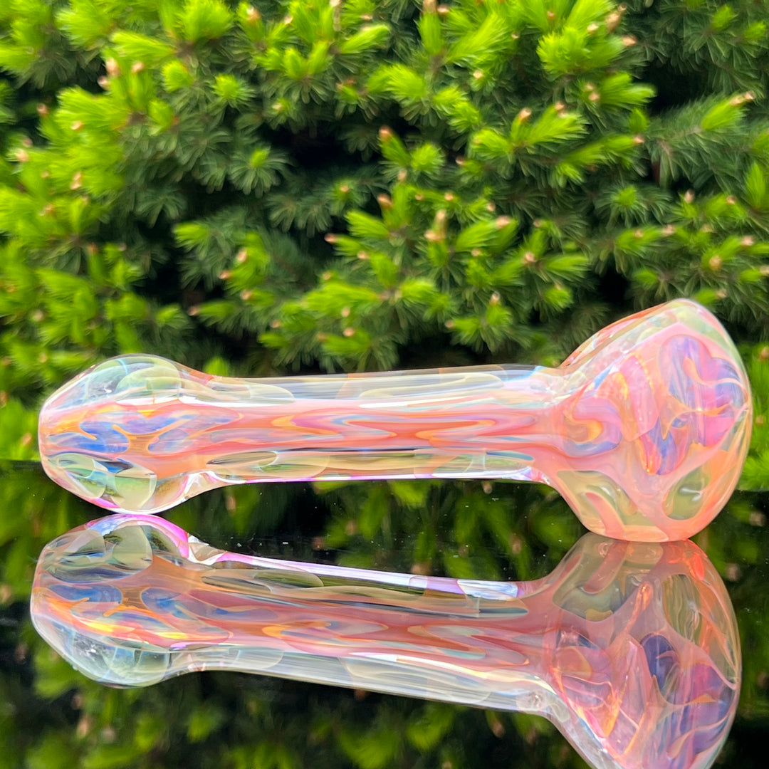 Large Ghost Flame Glass Pipe 2 Glass Pipe Tiny Mike   