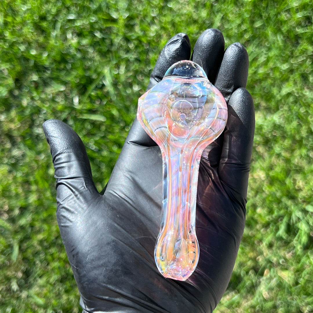 Coil I.O. Fumed Spoon Glass Pipe Schutz Glass   