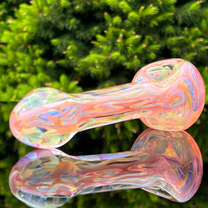 Large Ghost Flame Glass Pipe 2 Glass Pipe Tiny Mike   