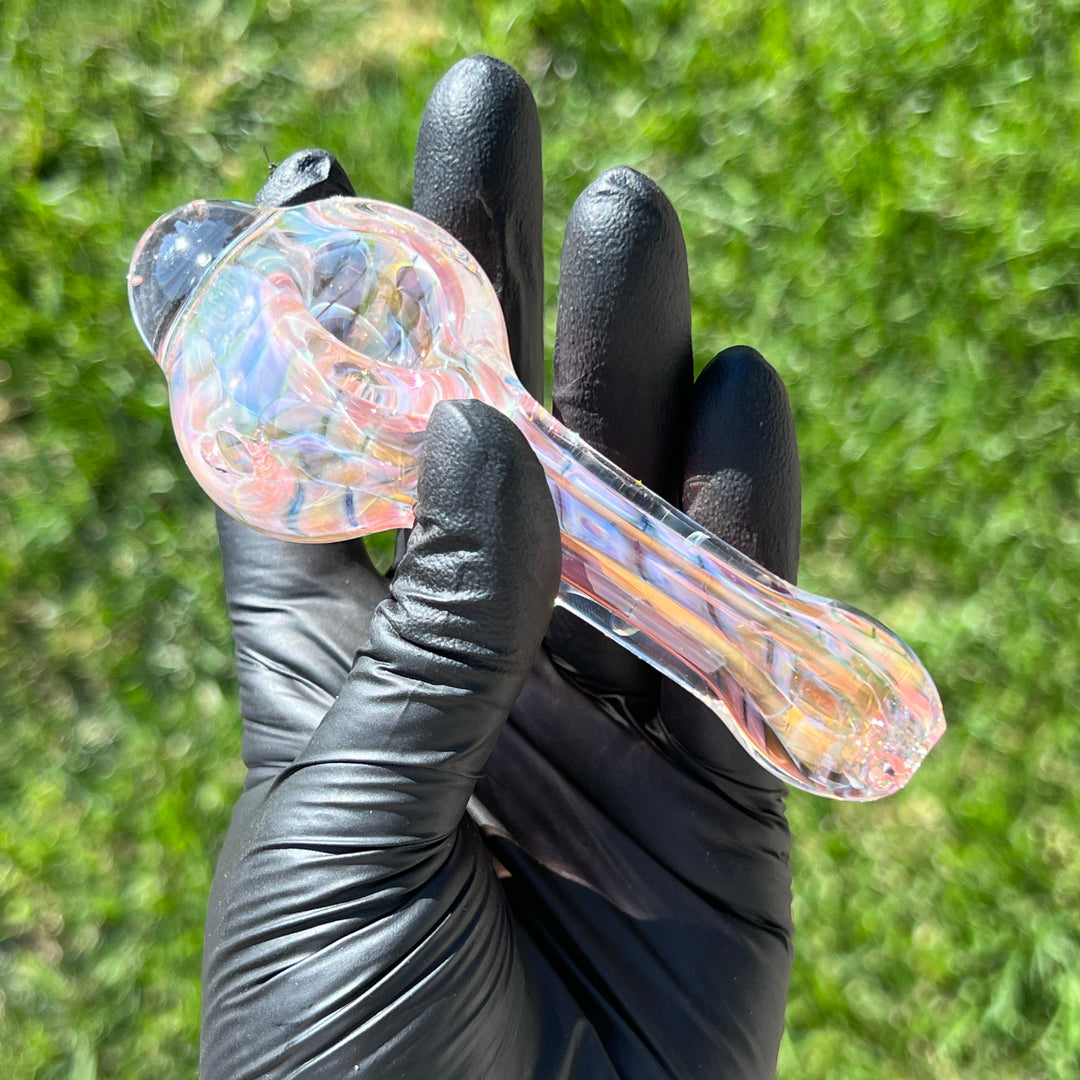 Coil I.O. Fumed Spoon Glass Pipe Schutz Glass   