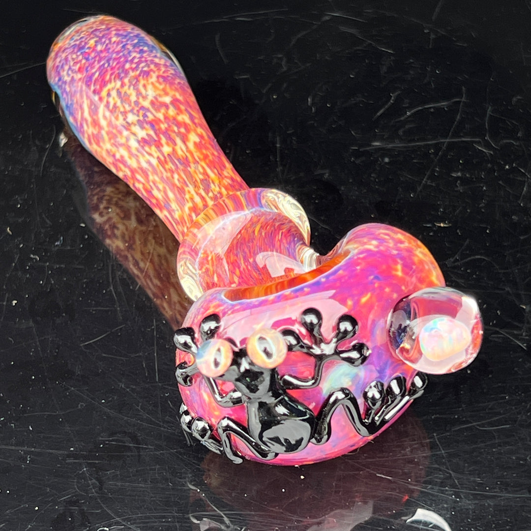 Fancy Opal Frog Spoon Glass Pipe Beezy Glass   