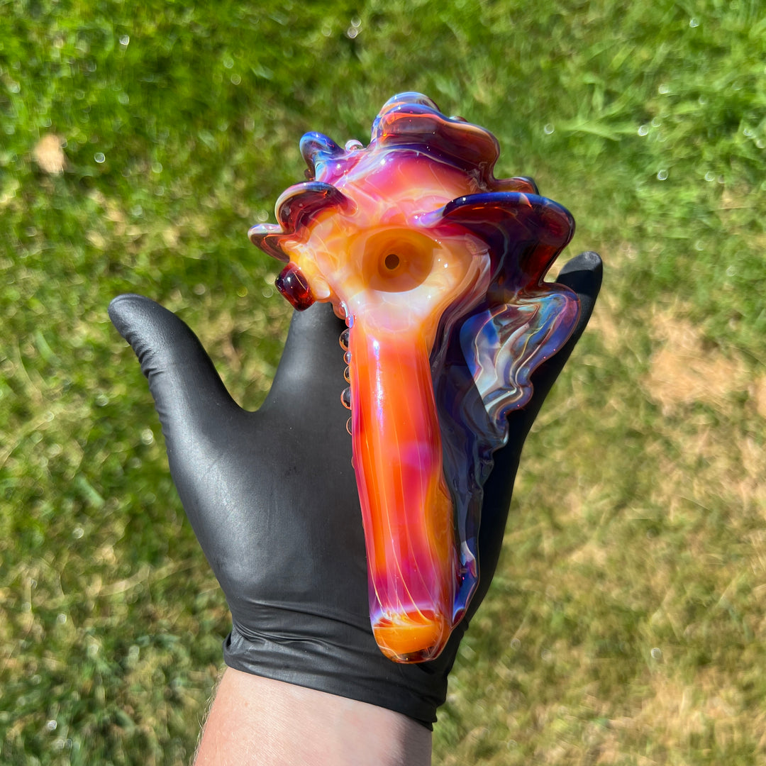 Mango Seashell Pipe Glass Pipe Unclefish Creations   