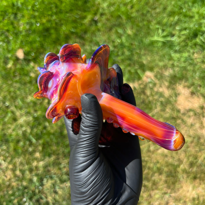 Mango Seashell Pipe Glass Pipe Unclefish Creations   