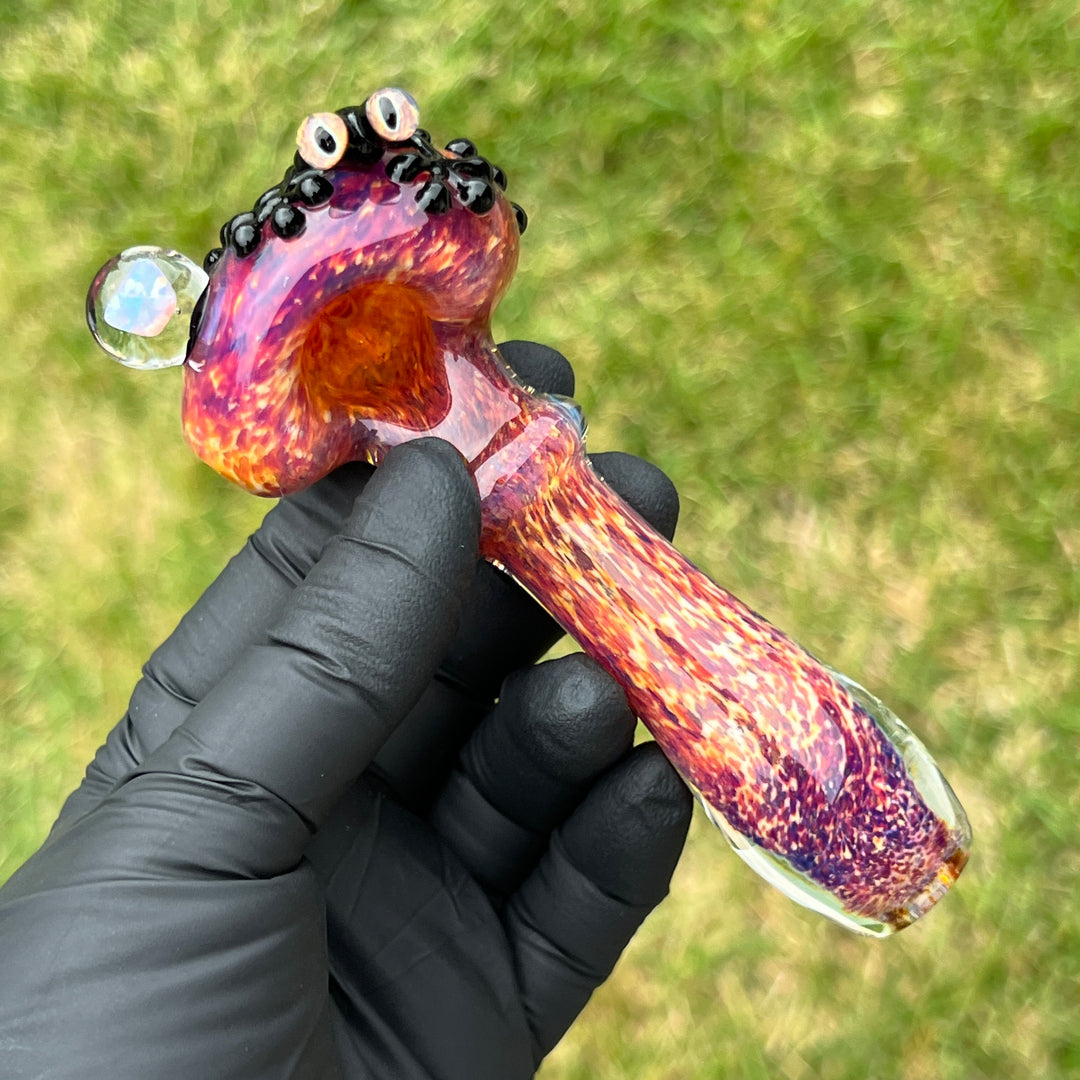 Fancy Opal Frog Spoon Glass Pipe Beezy Glass   