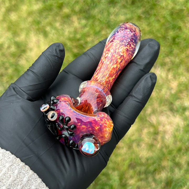 Fancy Opal Frog Spoon Glass Pipe Beezy Glass   