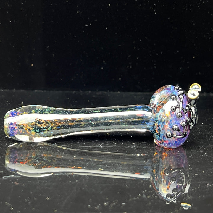 Purple Magic Frog Spoon Glass Pipe Beezy Glass   