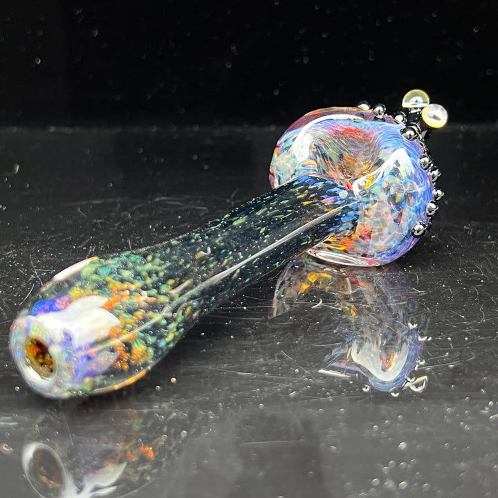 Purple Magic Frog Spoon Glass Pipe Beezy Glass   