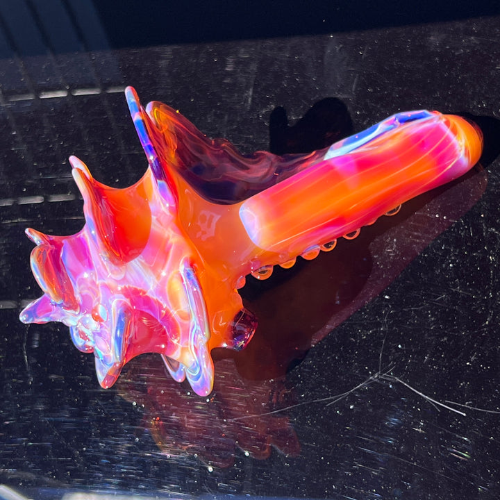 Mango Seashell Pipe Glass Pipe Unclefish Creations   