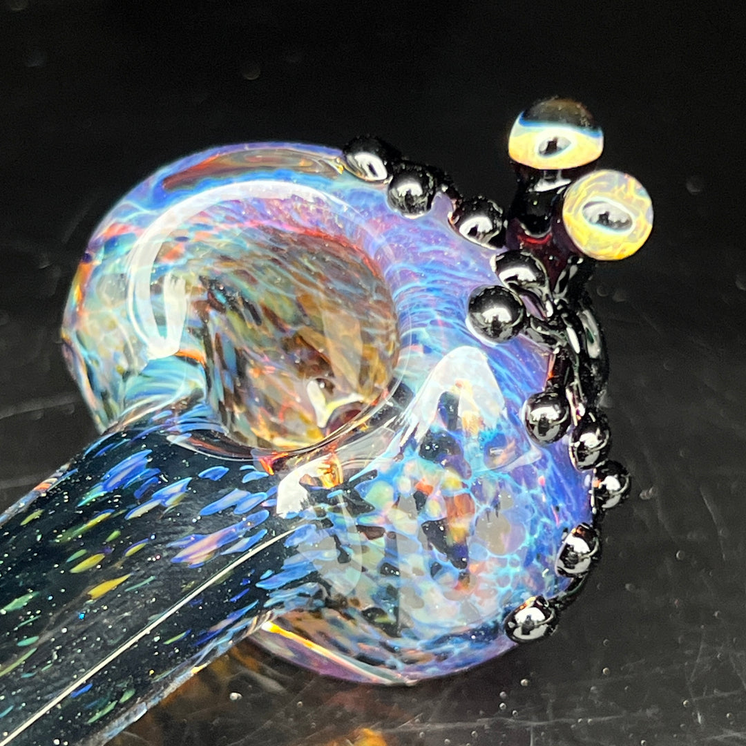 Purple Magic Frog Spoon Glass Pipe Beezy Glass   