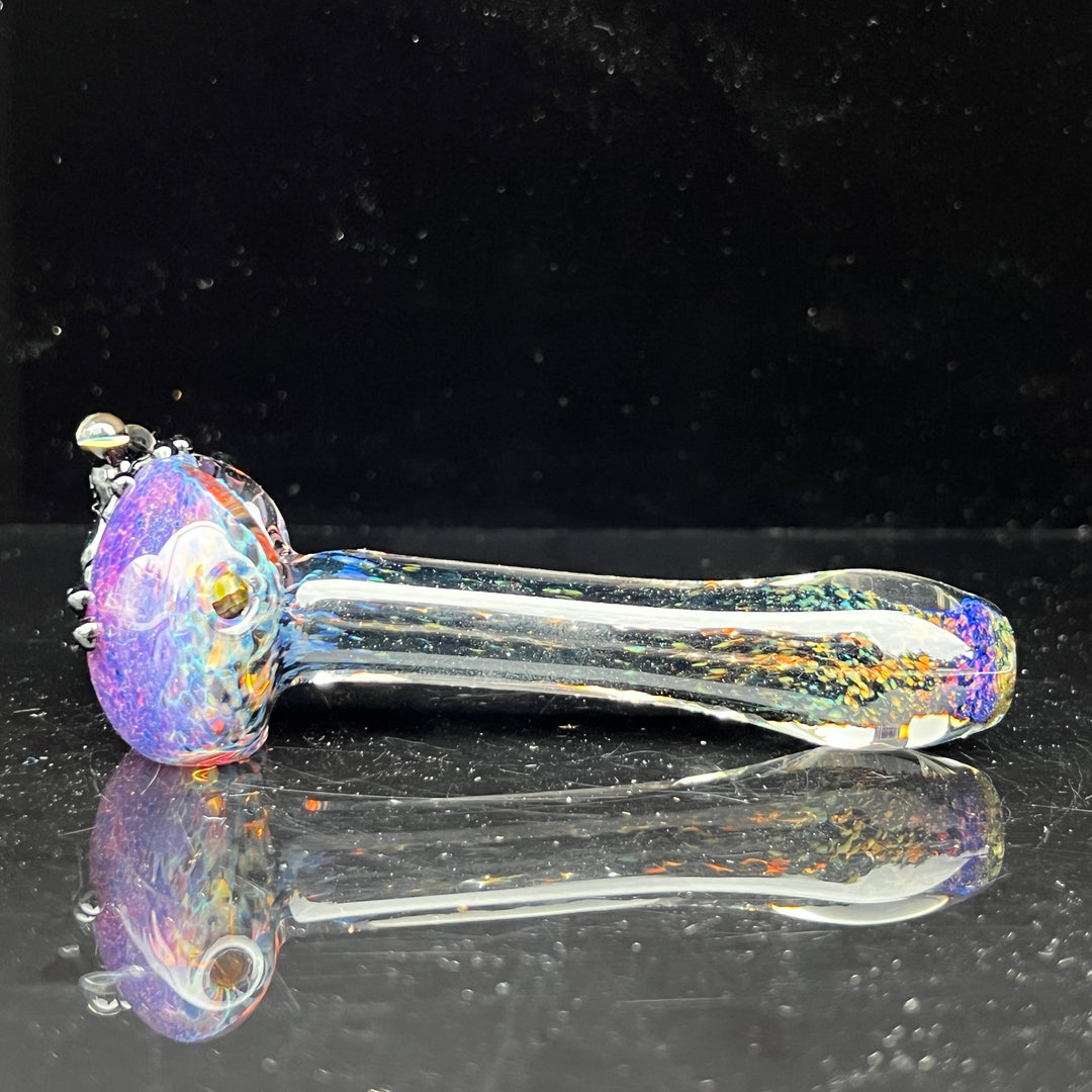 Purple Magic Frog Spoon Glass Pipe Beezy Glass   