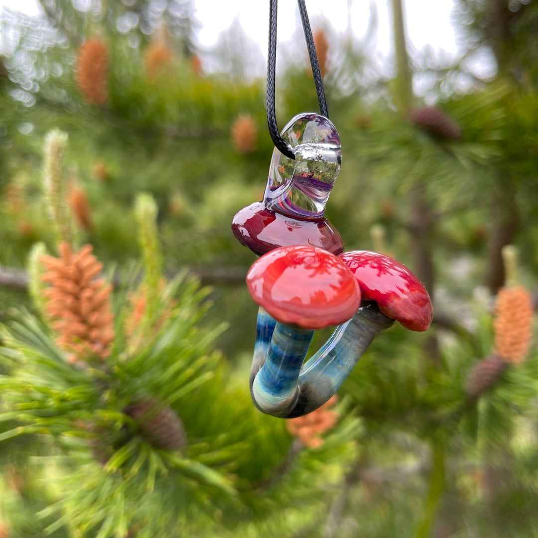 Mushroom Glass Pendant Accessory GXG Studio   