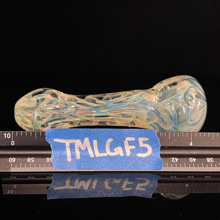 Large Ghost Flame Glass Pipe 5 Glass Pipe Tiny Mike   