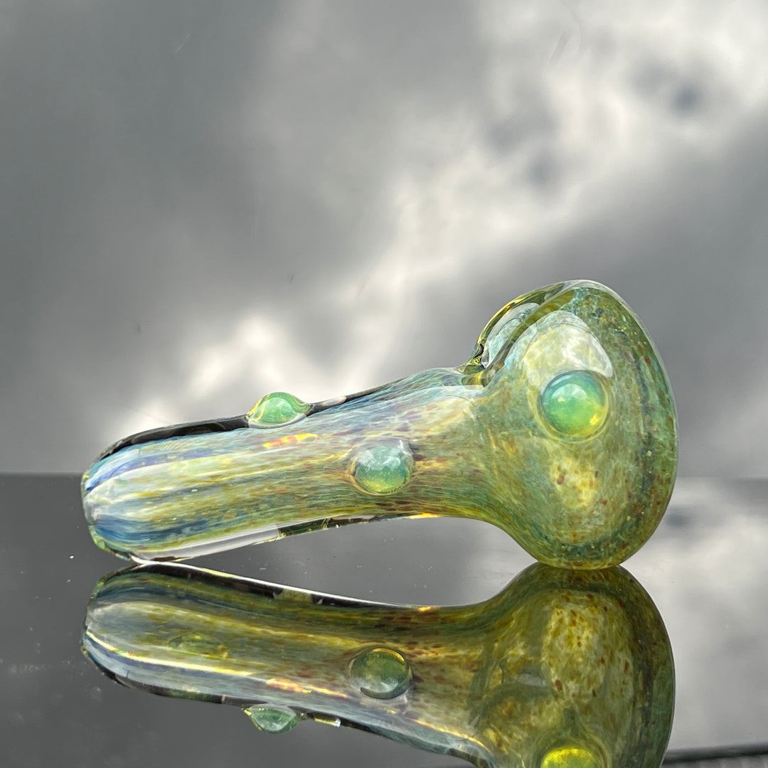 Mystery Aventurine Pipe Glass Pipe Chuck Glass   