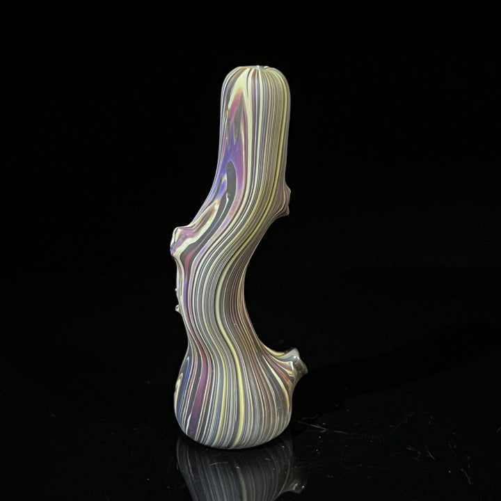 Wood Grain Chillum Glass Pipe Wazoo Glass