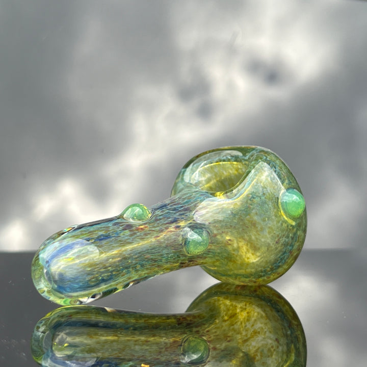 Mystery Aventurine Pipe Glass Pipe Chuck Glass   