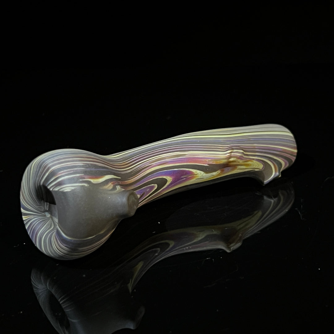 Wood Grain Chillum Glass Pipe Wazoo Glass