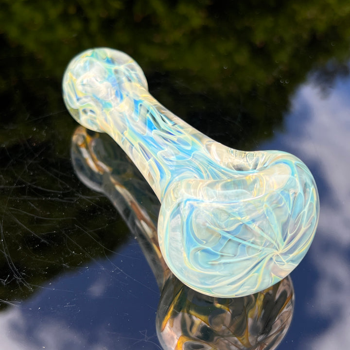 Large Ghost Flame Glass Pipe 5 Glass Pipe Tiny Mike   