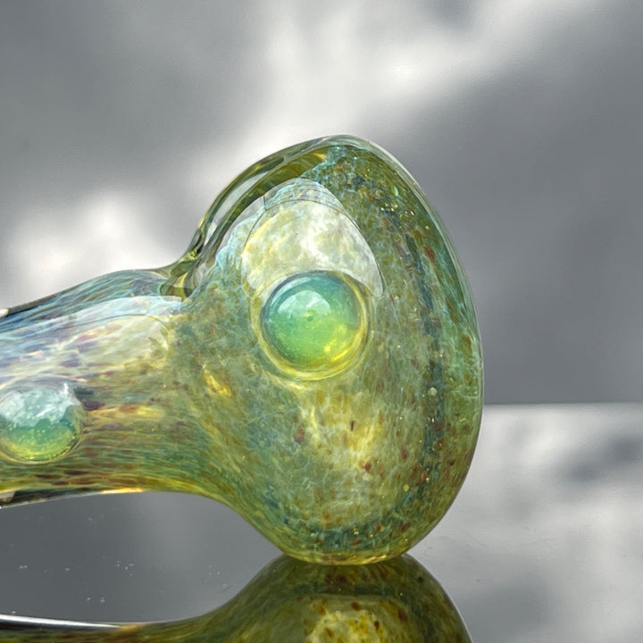 Mystery Aventurine Pipe Glass Pipe Chuck Glass   