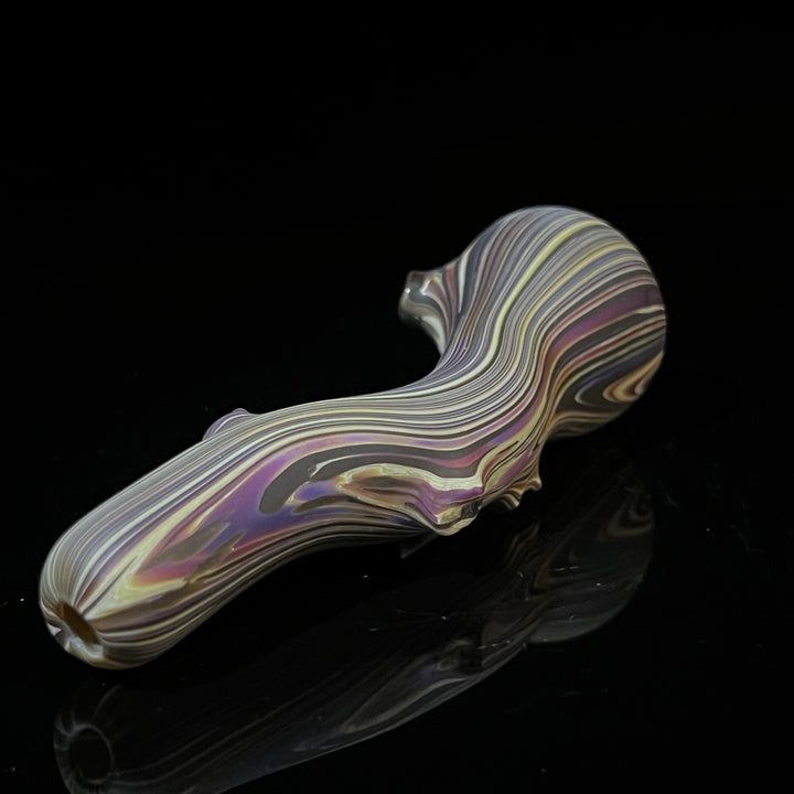 Wood Grain Chillum Glass Pipe Wazoo Glass