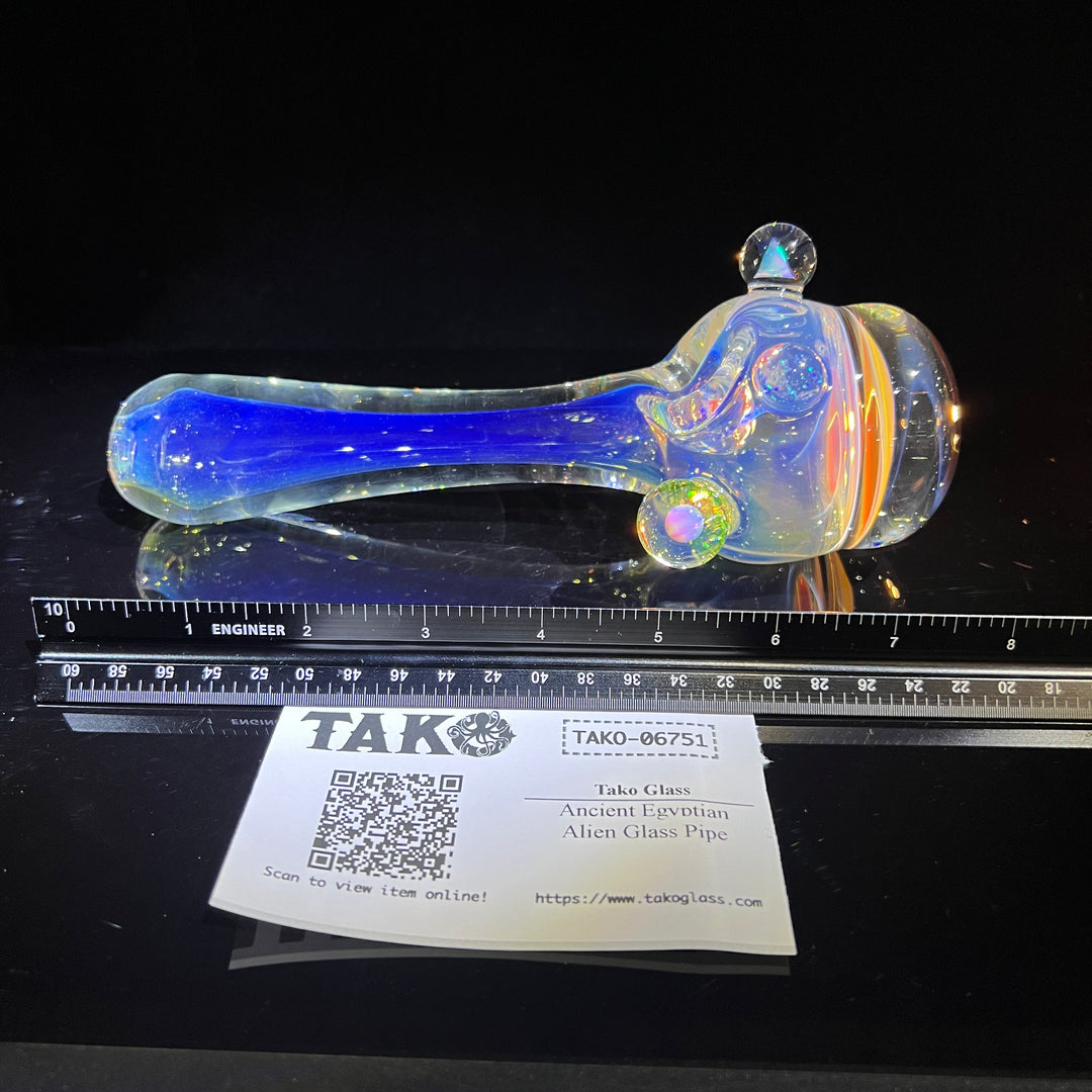 Ancient Egyptian Alien Glass Pipe Glass Pipe Tako Glass   