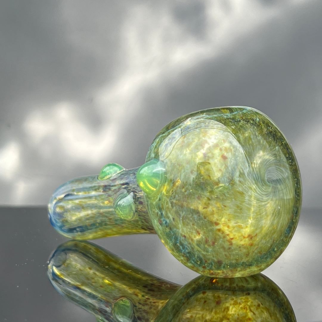 Mystery Aventurine Pipe Glass Pipe Chuck Glass   