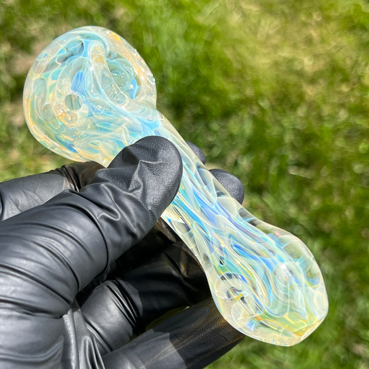 Large Ghost Flame Glass Pipe 5 Glass Pipe Tiny Mike   