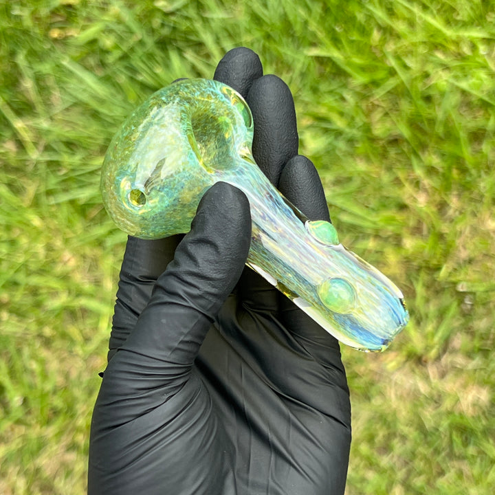 Mystery Aventurine Pipe Glass Pipe Chuck Glass   