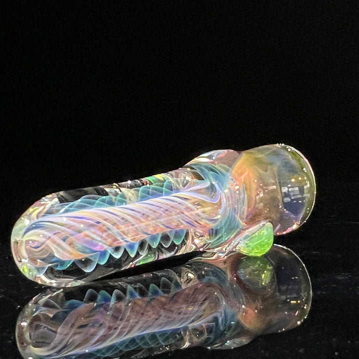 Thick Fume Chillum Glass Pipe Chuck Glass   