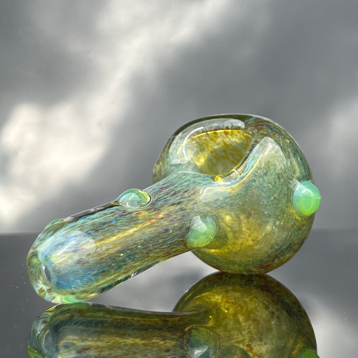 Mystery Aventurine Pipe Glass Pipe Chuck Glass   