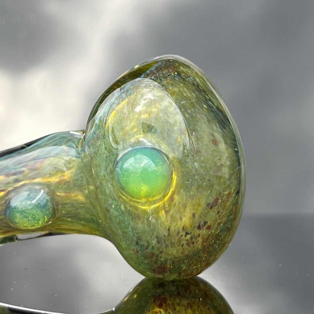 Mystery Aventurine Pipe Glass Pipe Chuck Glass   