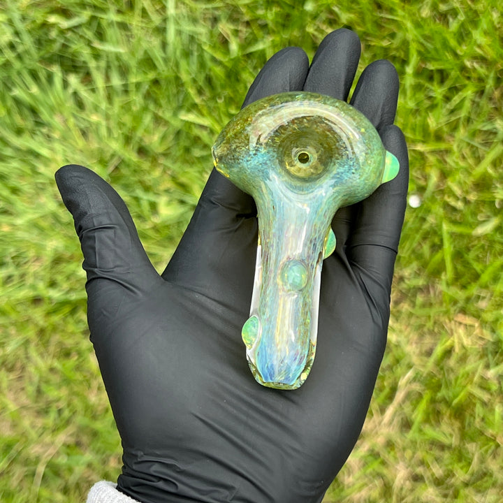 Mystery Aventurine Pipe Glass Pipe Chuck Glass   